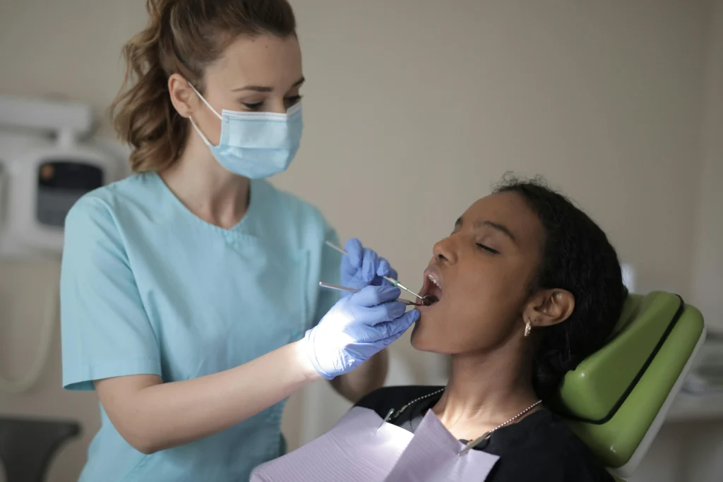 Comprehensive dental exam and cleaning at MK Dental Studio in Fulshear, TX