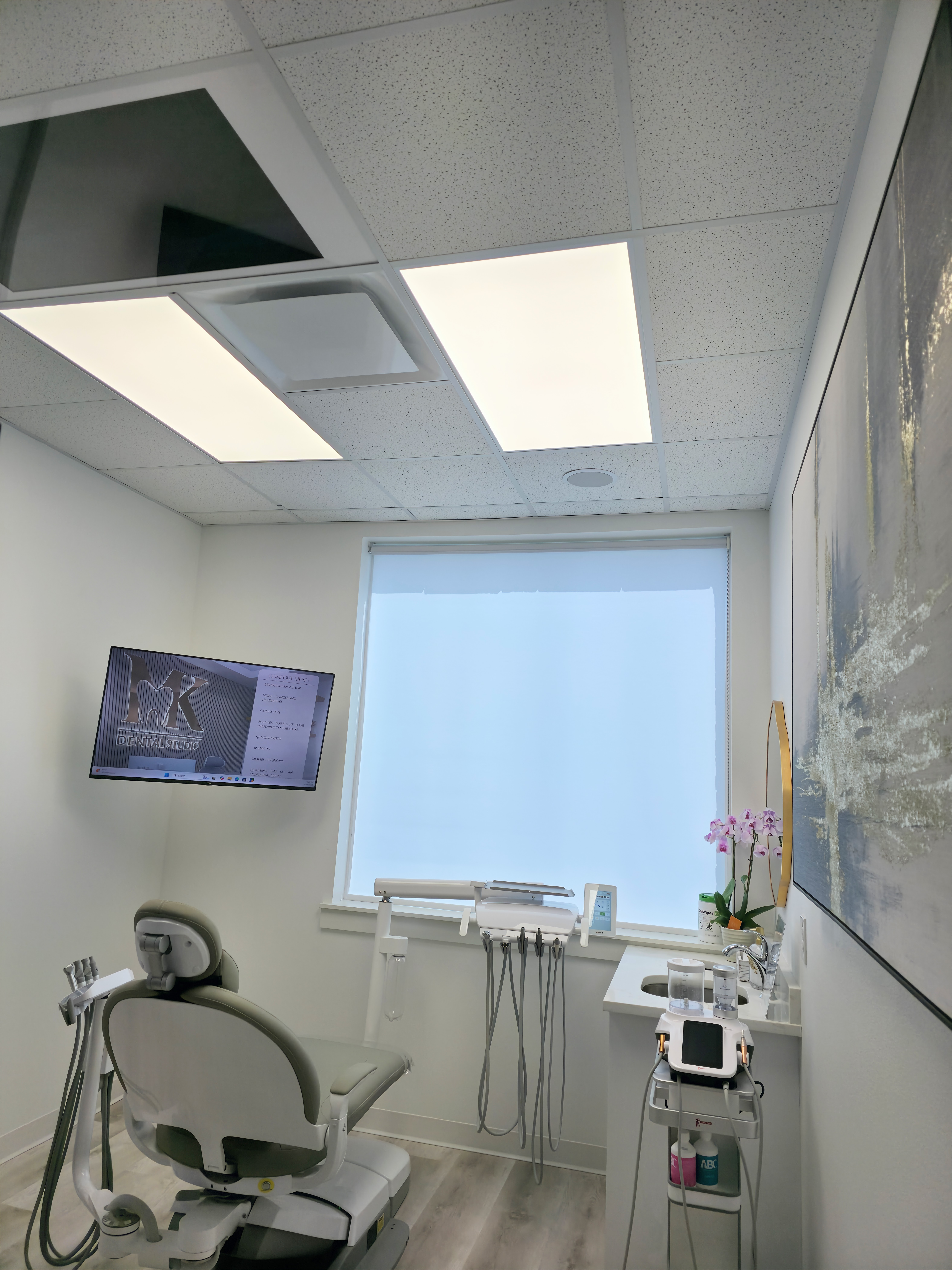 Firethorne patients are seen in this treatment room at MK Dental Studio in Fulshear, TX